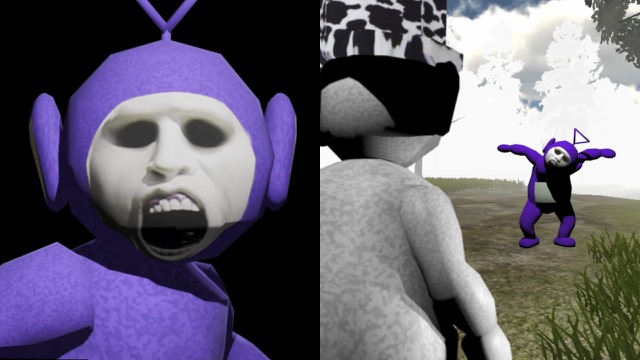 FNF Nocturnal Protocol mod cover art showing corrupted Slendytubbies characters